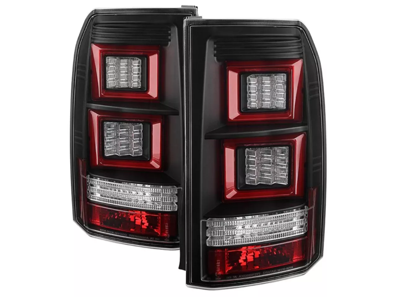 Spyder Land Rover Discovery 3 LR3 05-09 Light Bar LED Tail Lights - Black