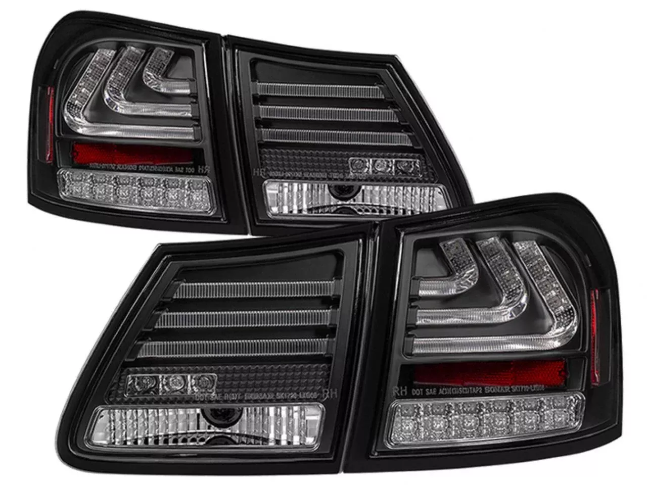 Spyder Lexus Gs 350 07-11 Led Tail Lights - Black