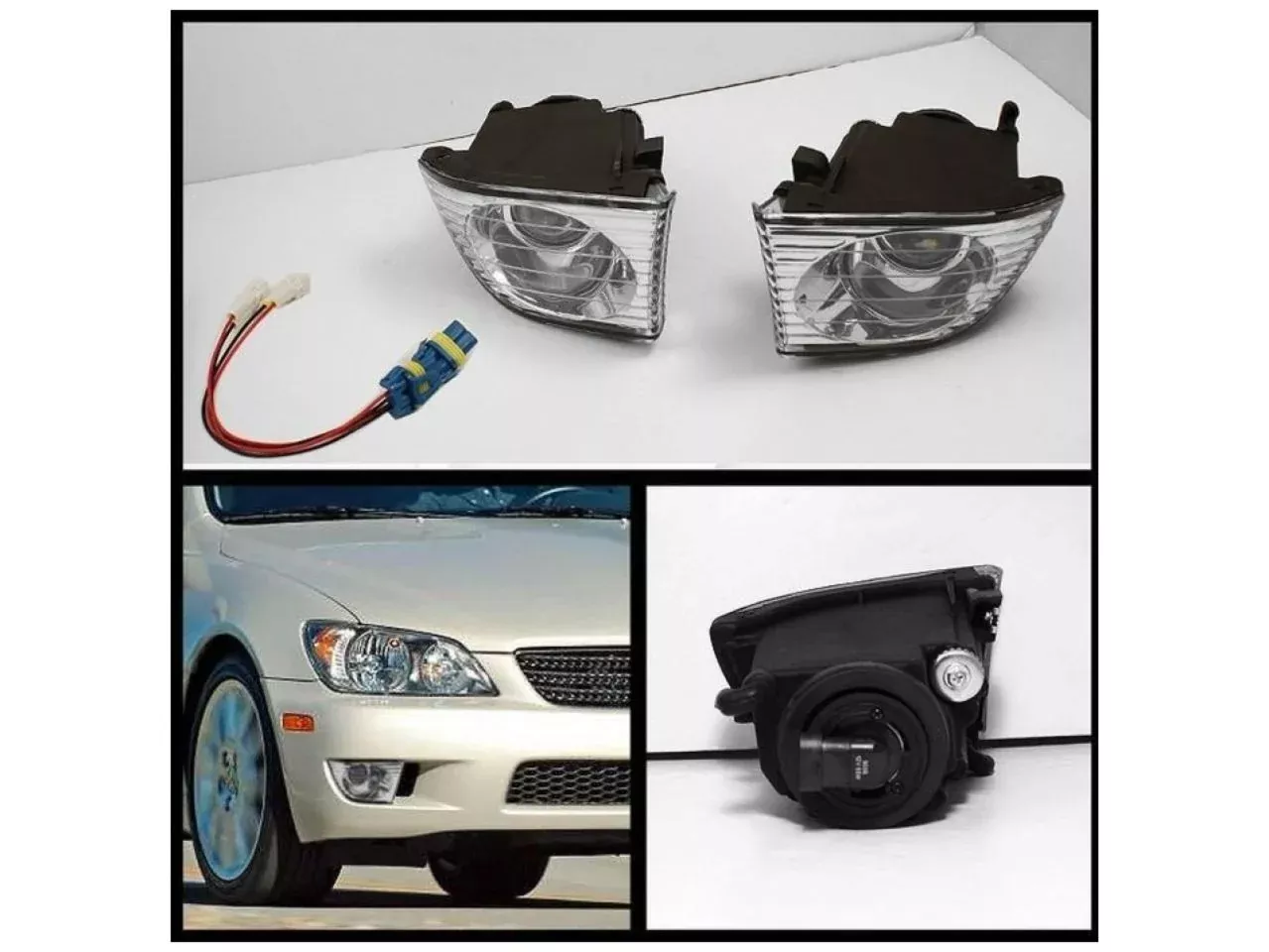 Spyder Lexus IS300 01-05 OEM Fog Lights wo/switch – Clear (SKU #5021038)
