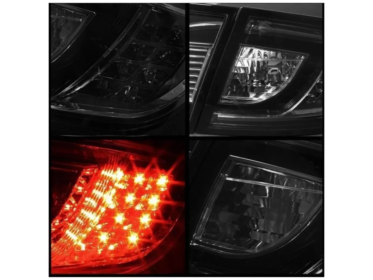 Spyder Mazda 3 03-08 4Dr Sedan (Non Hatchback) LED Tail Lights – Smoke
