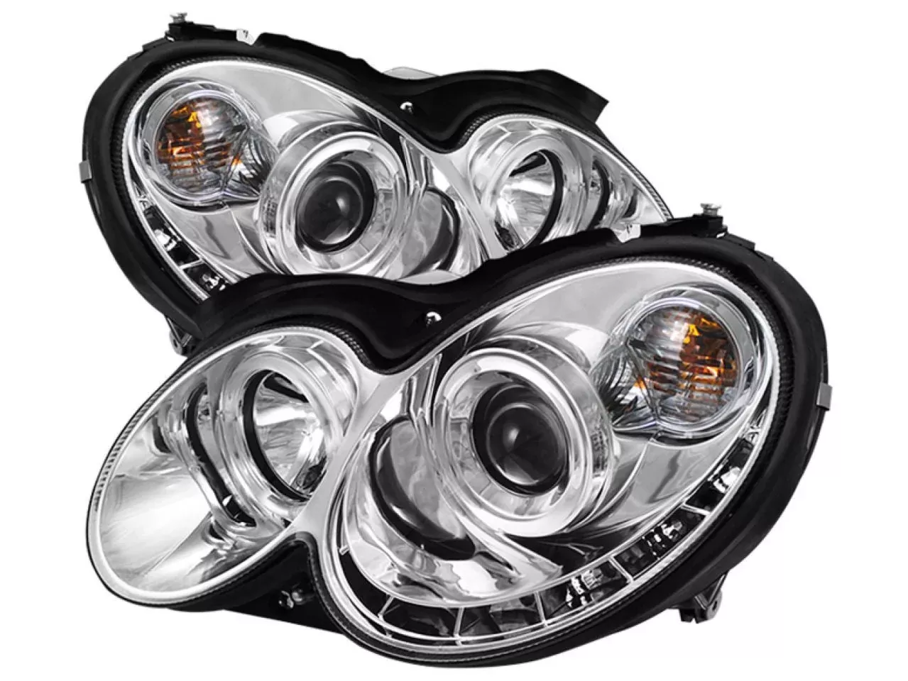 Spyder Mercedes Benz CLK 03-09 Projector Headlights – Halogen Model Only