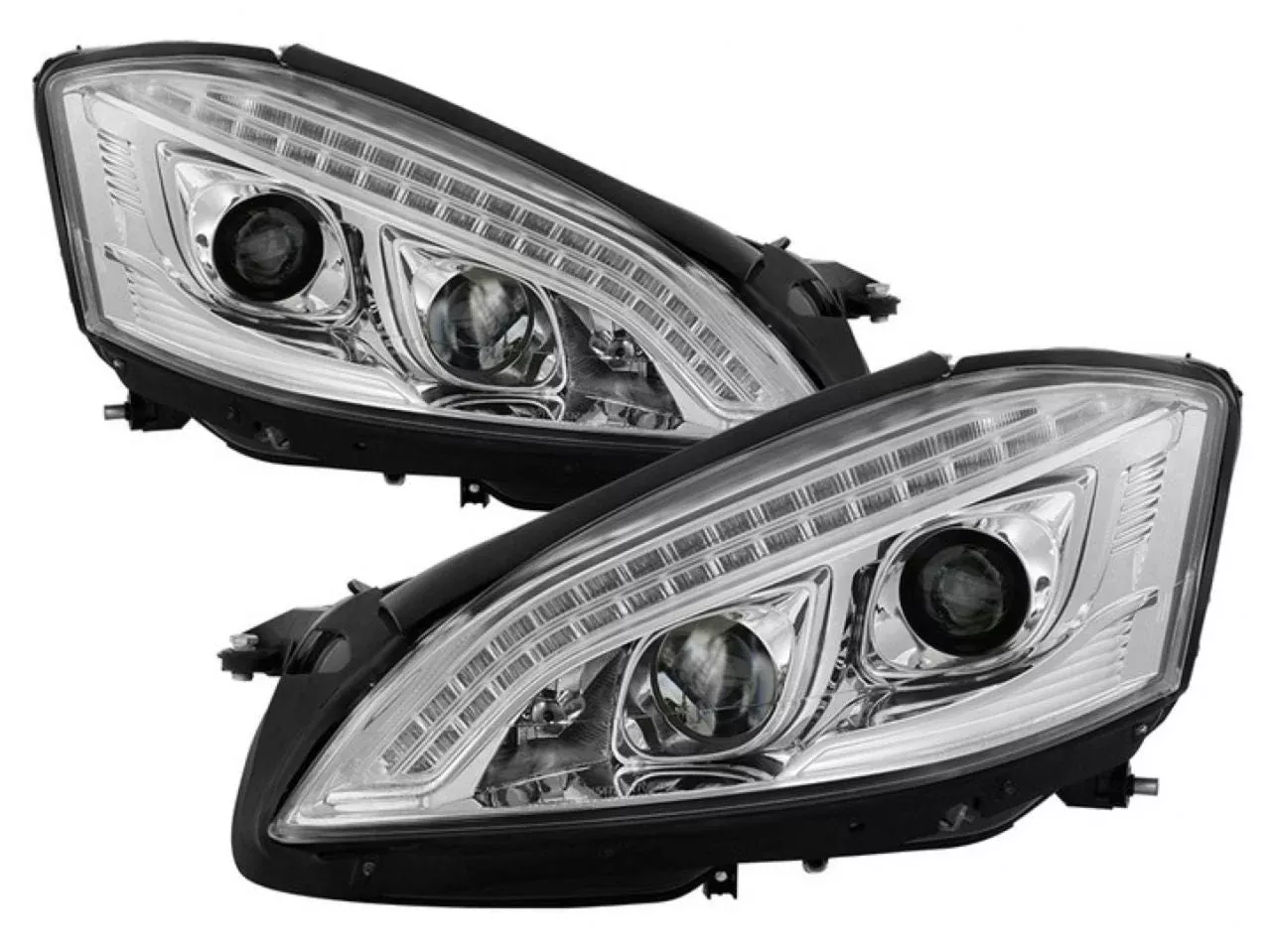 Spyder Mercedes Benz W221 S Class 07-09 Projector Headlights – Xenon/HID