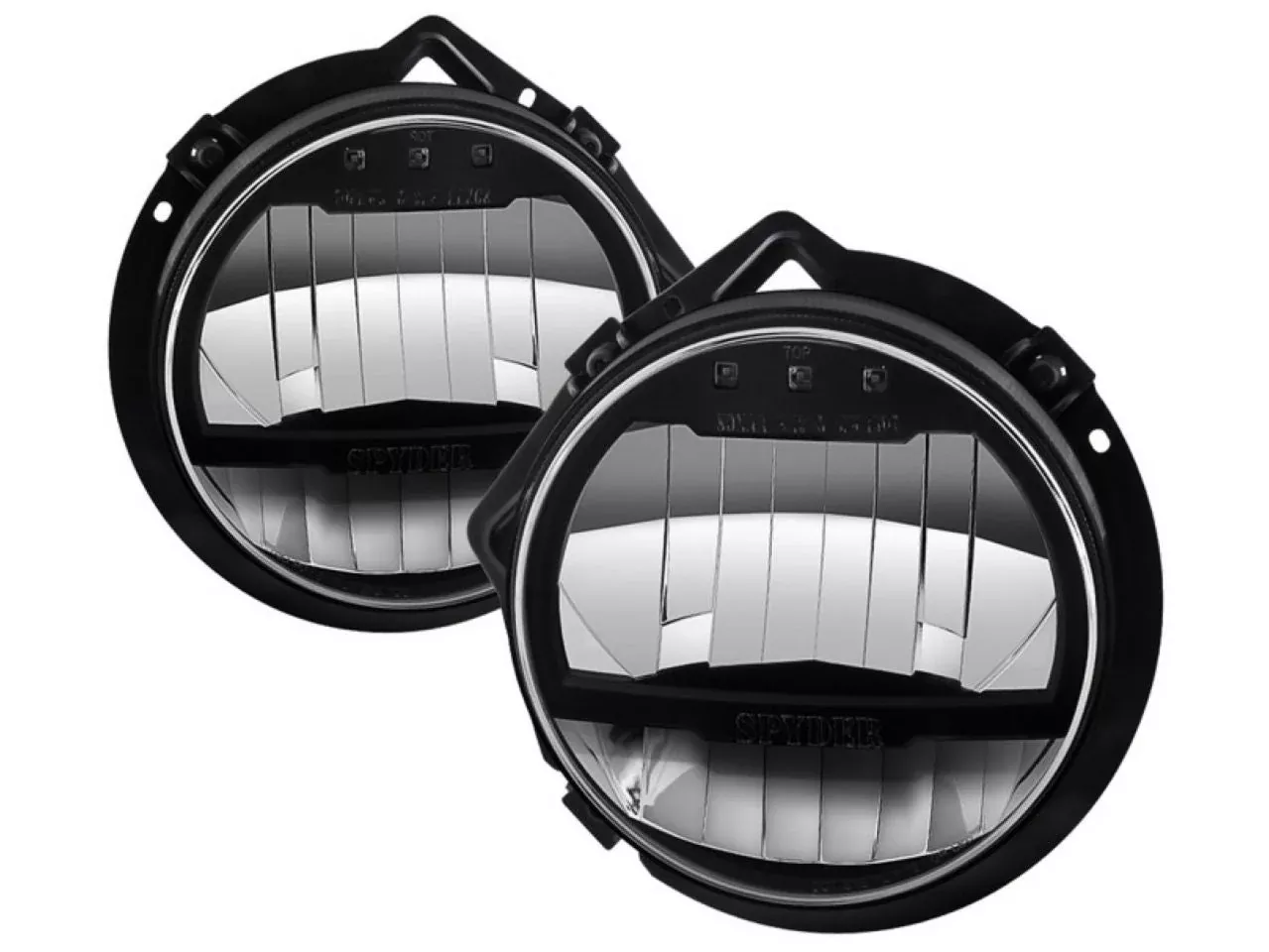 Spyder Mercedes Benz W463 2002-2006 LED Headlights – Black (SKU #5083456)