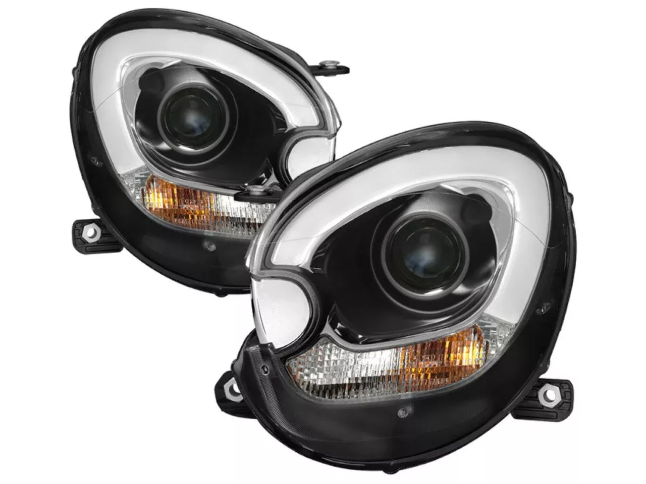 Spyder Mini Cooper Countryman 11-15 Projector Headlights - Halogen Model