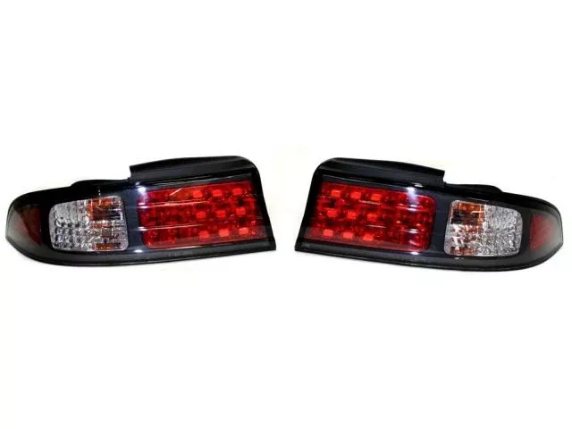 Spyder Nissan 240SX 95-98 LED Tail Lights Black