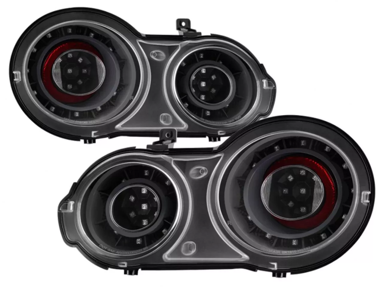 Spyder Nissan GTR 09-15 LED Tail Lights – Black (SKU #5083265)