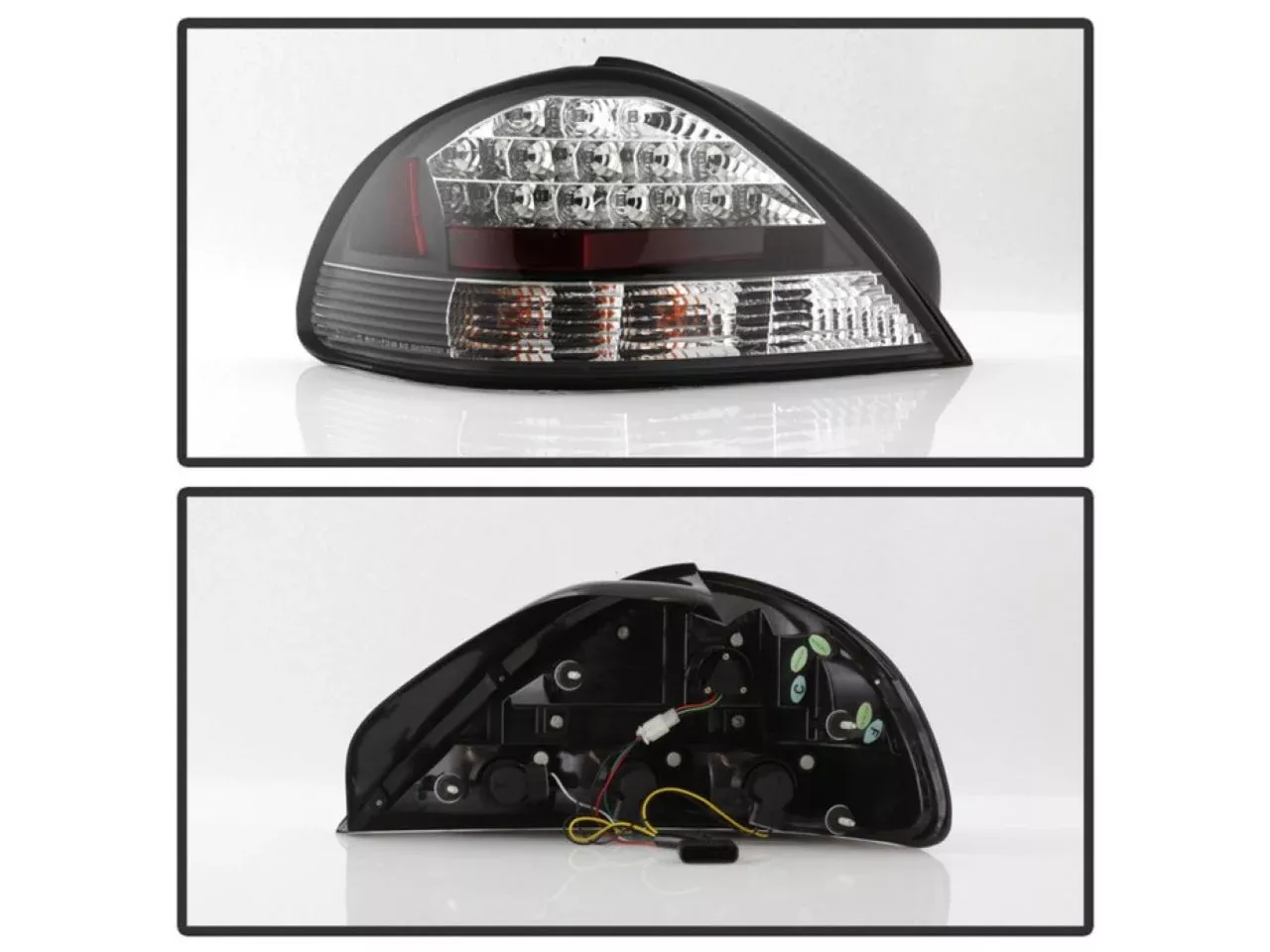 Spyder Pontiac Grand AM 99-05 LED Tail Lights – Black (SKU #5007117)