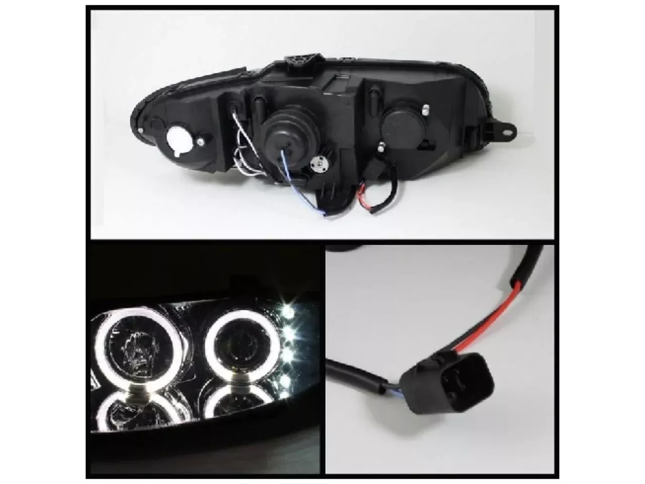 Spyder Pontiac GTO 04-06 Projector Headlights – LED Halo