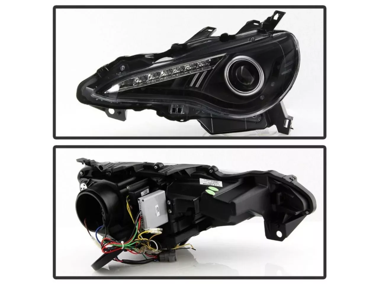 Spyder Scion FRS 12-14 Projector Headlights – DRL LED