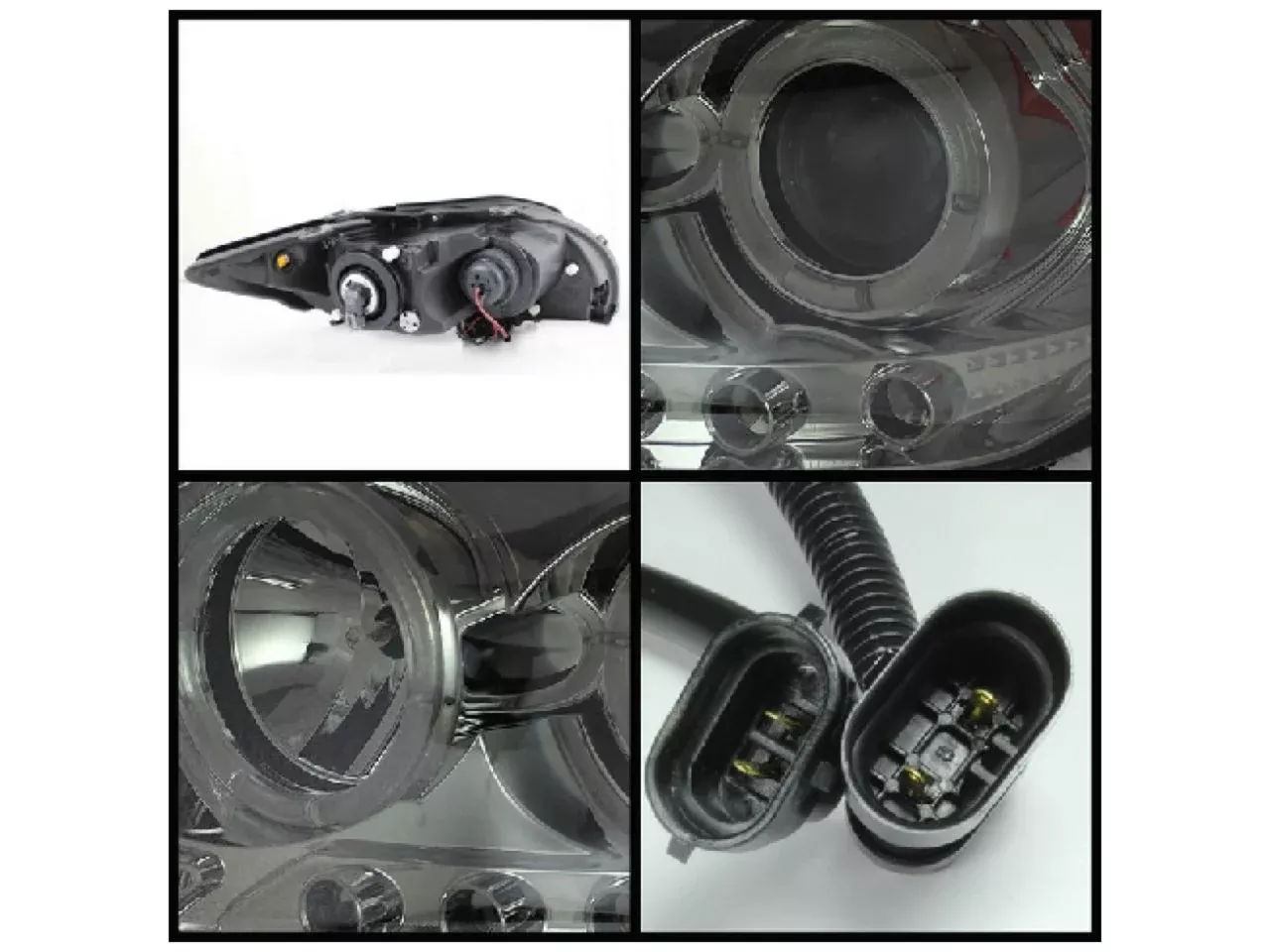 Spyder Scion TC 08-10 Projector Headlights - LED Halo