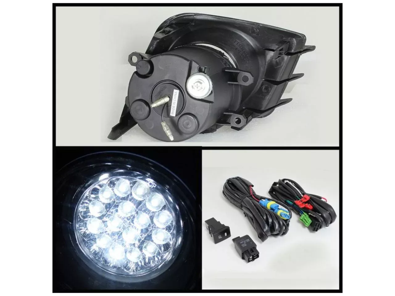 Spyder Scion TC 2011-2013 LED Fog Lights w/Switch – Clear