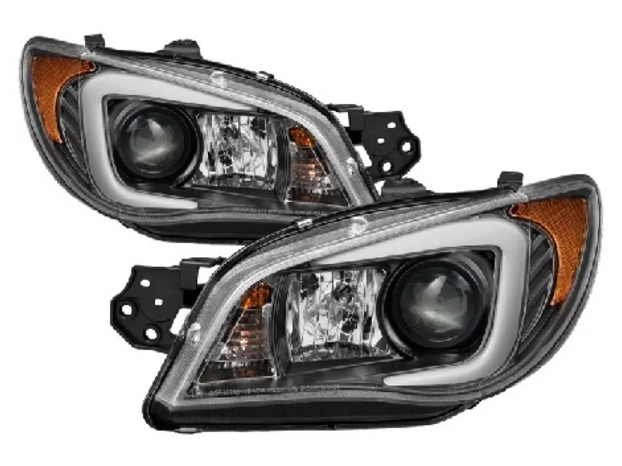 Spyder Subaru impreza WRX 2006-2007 Projector Headlights - Xenon/HID Model On