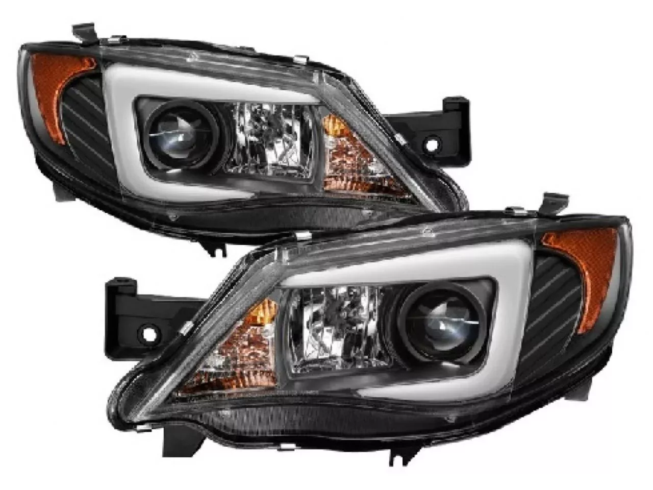 Spyder Subaru Impreza WRX 2008-2014 Projector Headlights – Halogen Model Only