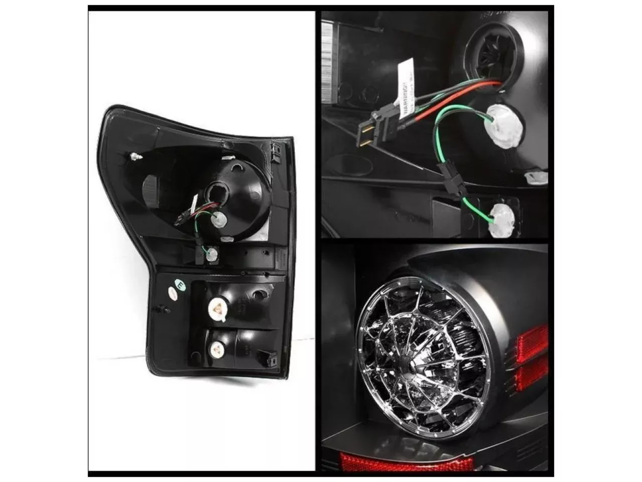 Spyder Toyota Tundra 07-13 LED Tail lights – Black