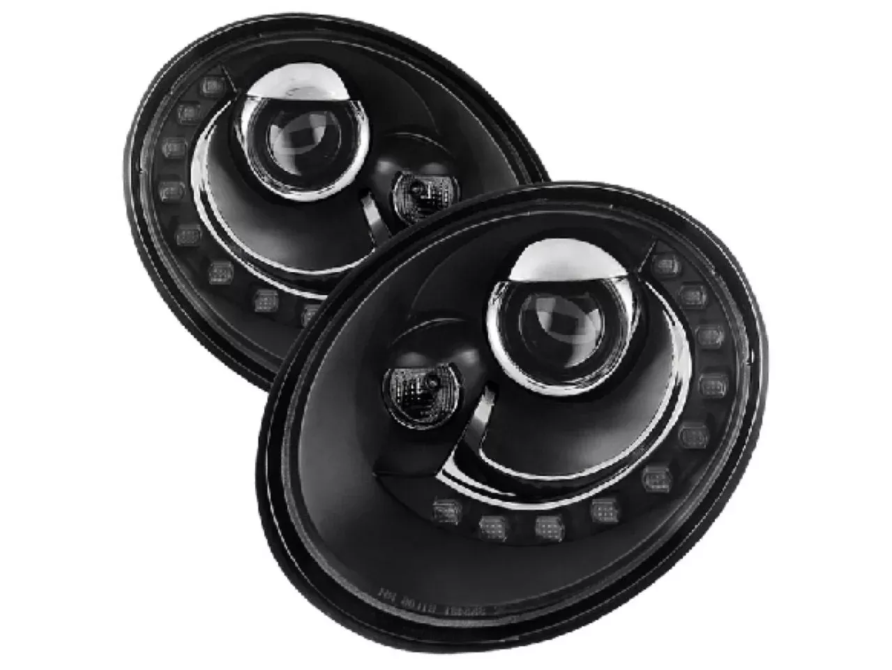 Spyder Volkswagen Beetle 06-10 Projector Headlights – DRL LED
