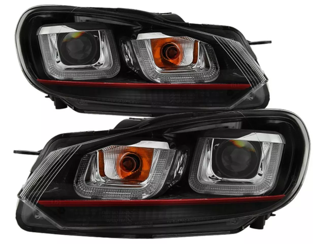 Spyder Volkswagen Golf / GTI 10-13 Version 3 Projector Headlights – Halogen M