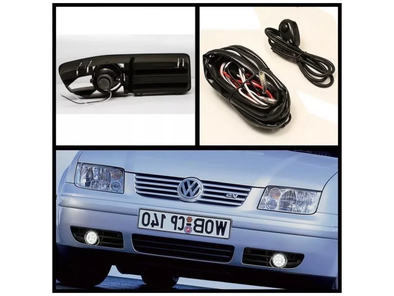 Spyder Volkswagen Jetta 99-05 OEM Fog Lights w/Switch - Clear