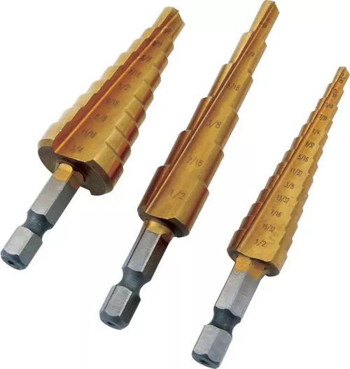 Step Drill Set 3pc ALL11040