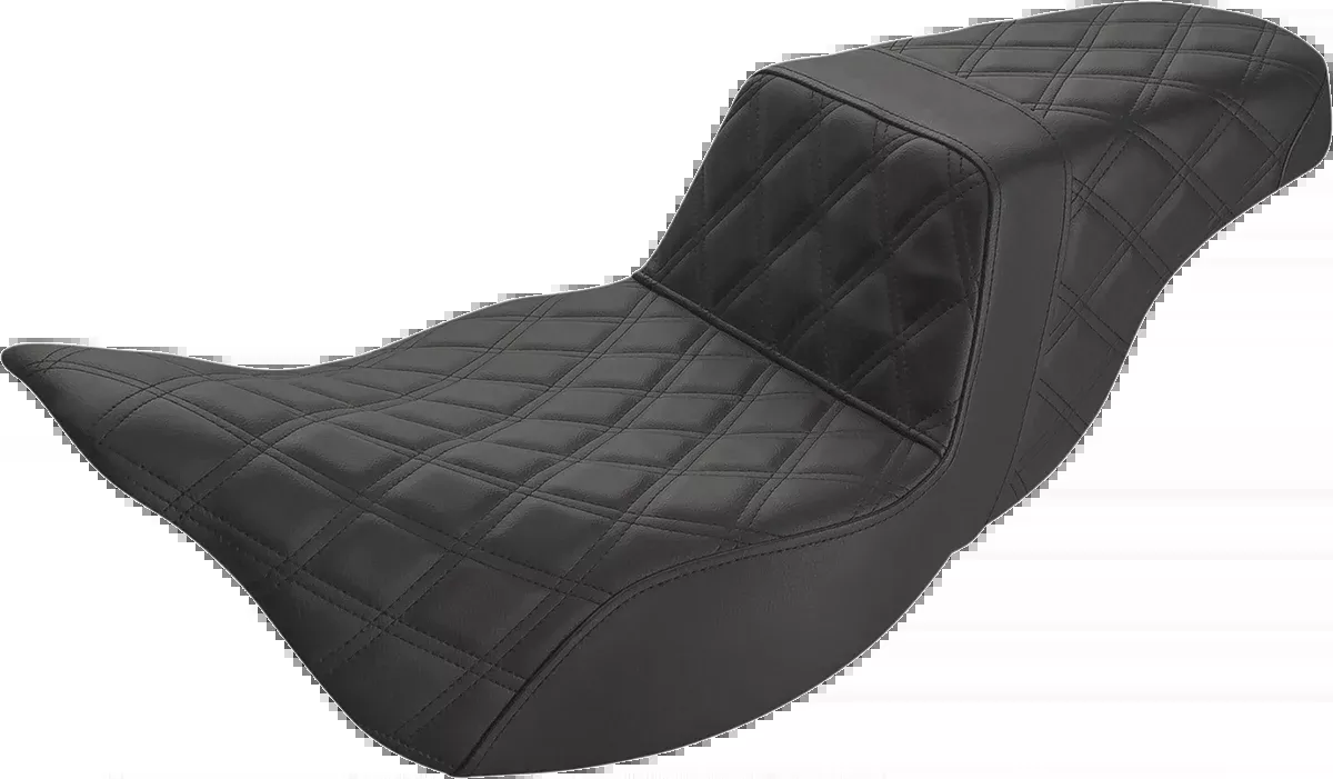Step-Up Seat - Extended Reach - Full Lattice Stitch - Black - FL '08-'24