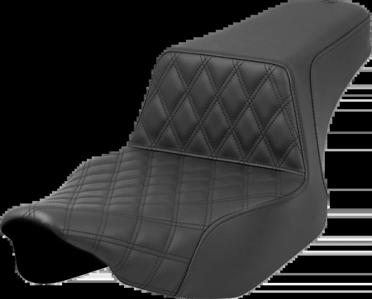 Step-Up Seat - Front Lattice Stitch - Black - FL '23-'24