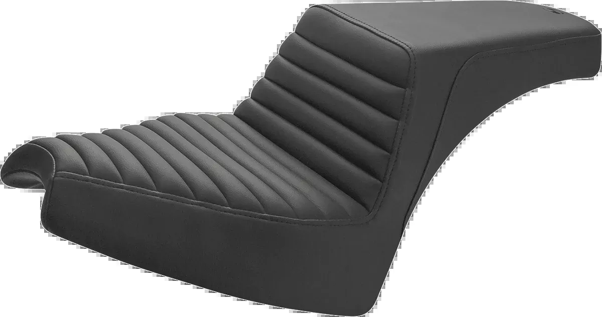 Step-Up Seat - Front Tuck-n'-Roll/Rear Smooth - Black - Chief