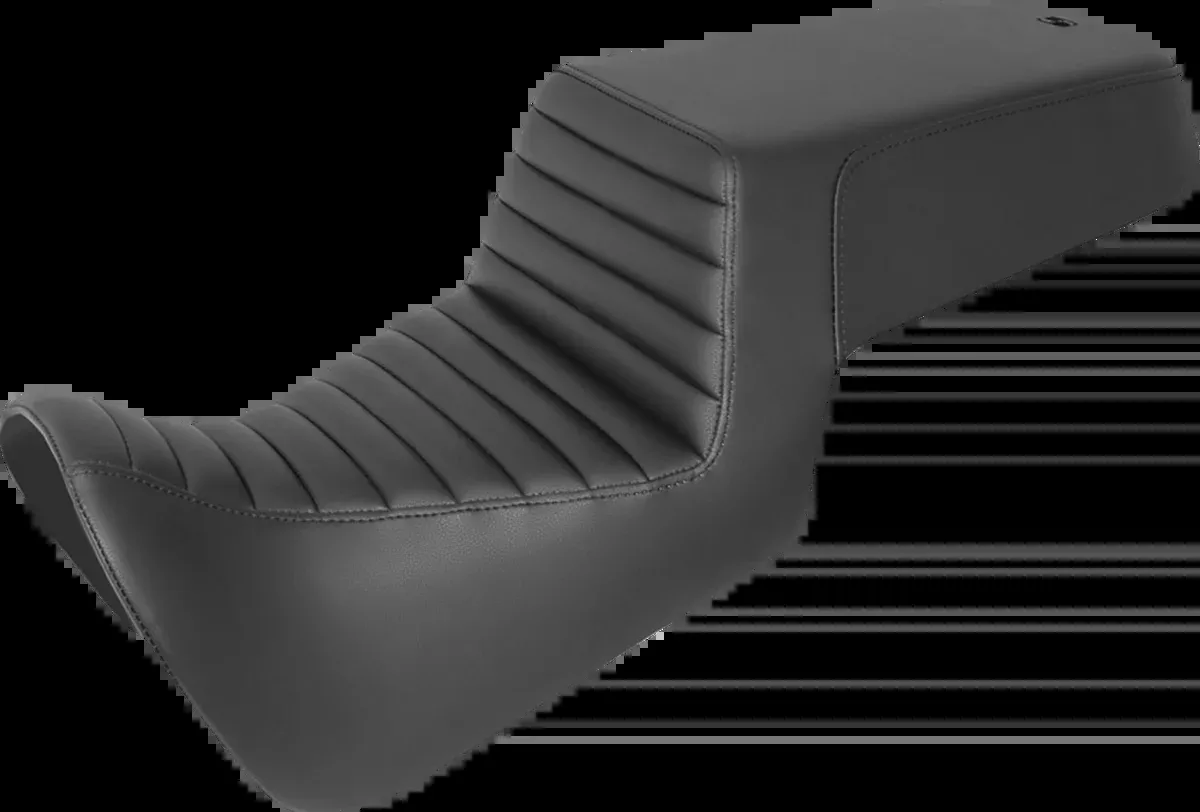 Step-Up Seat - Front Tuck-n-Roll/Rear Smooth - Black