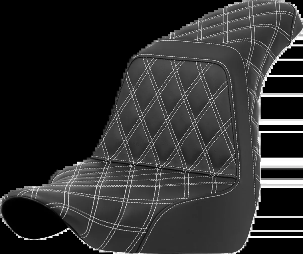 Step-Up Seat - Full Lattice Stitch - White Stitch - FXLR/FLSB '18-'21