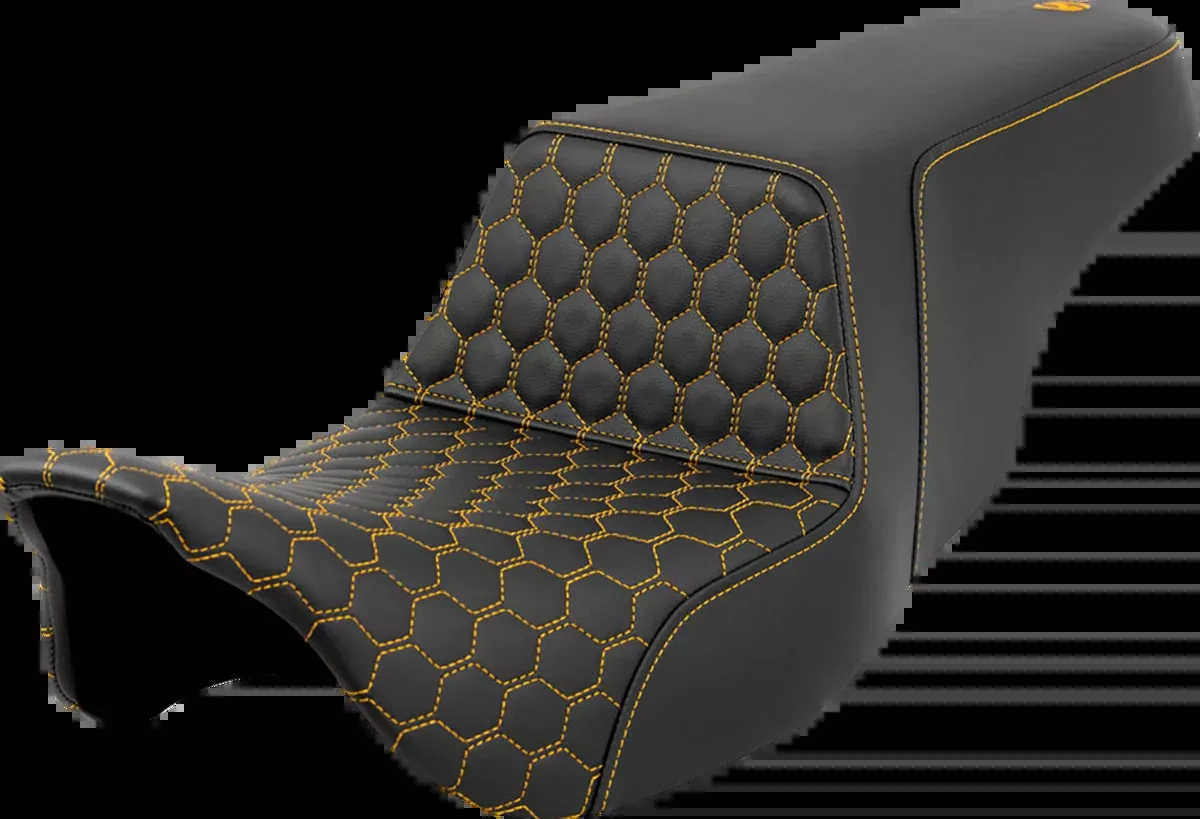 Step-Up Seat - Honeycomb - Gold Stitching - FL '08-'23
