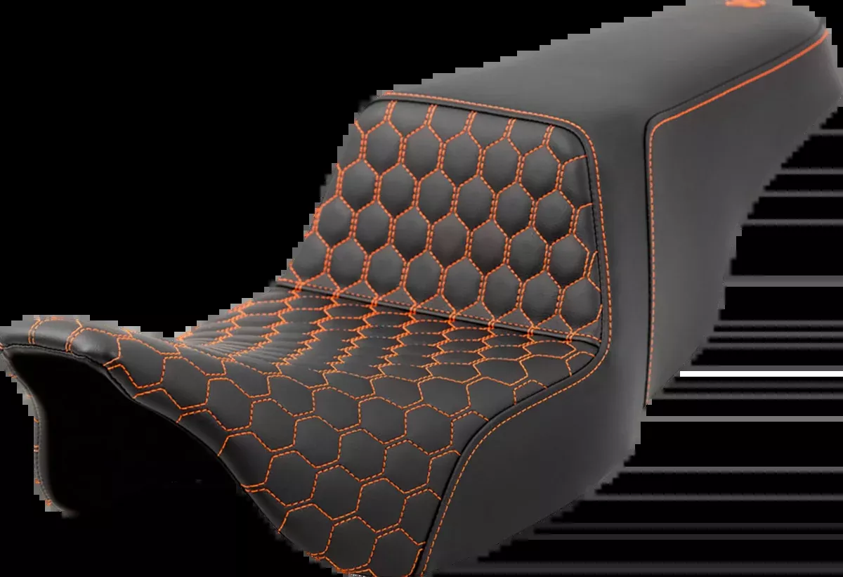Step-Up Seat - Honeycomb - Orange Stitching - FL '08-'23