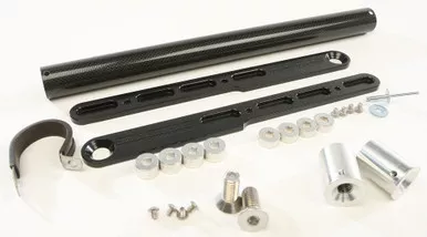 Straightline Straightline Pol Carbon Bumper Black Axys Rush/Switchbac - 182-106