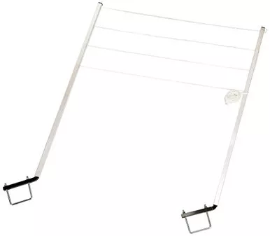 Stromberg Carlson CL-100 RV Bumper Mounted Clothesline 48" Aluminum Rack Fits 4"