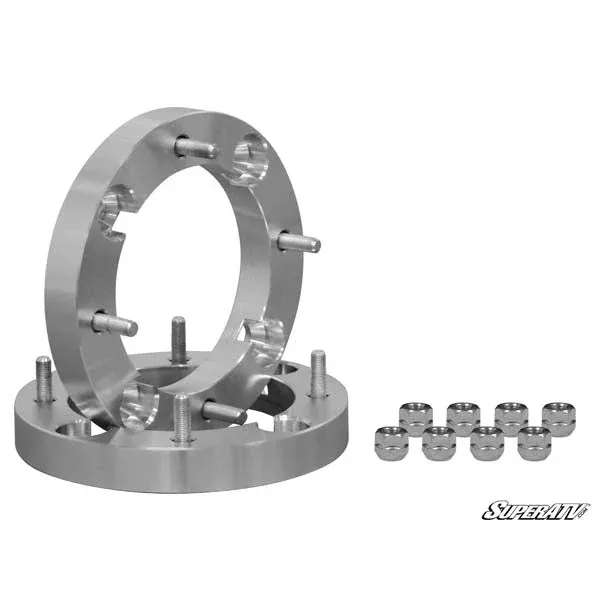 Super ATV Satv Polaris 3/8" Studs 12mm Wheels Wheel Adapters (WSP2-12-1.5-002-PR)