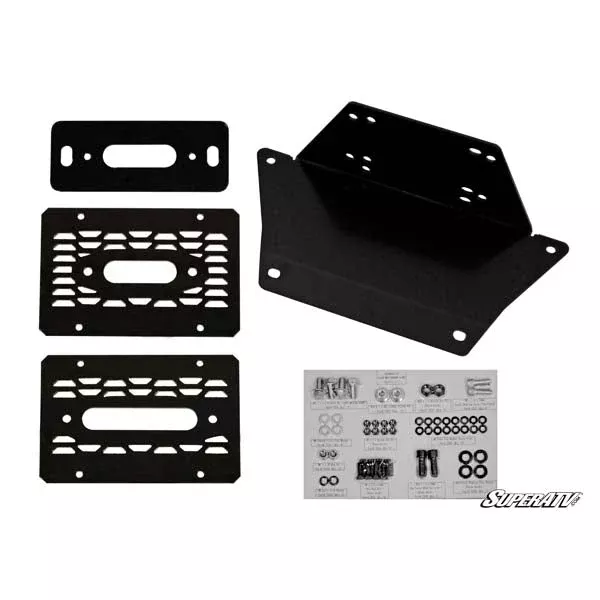 Super ATV Satv Winch Mount Polaris (WM-P-RAN900-13-00100)