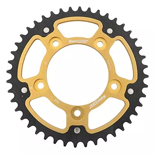 SuperSprox RST-743-44-GLD Gold Stealth Sprocket