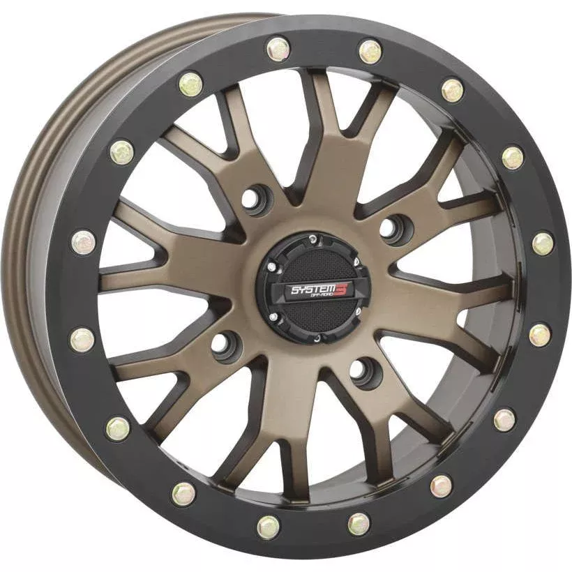 System 3 SB-4 Beadlock Bronze Wheel 14×10 4/156 5+5 (-5mm) 14S3-32561