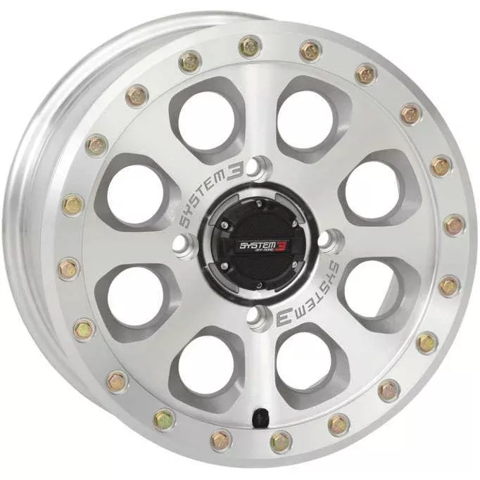 System 3 SB-7 Beadlock Machined Wheel 15×7 4/137 6+1 (+45mm) 15S3-7838