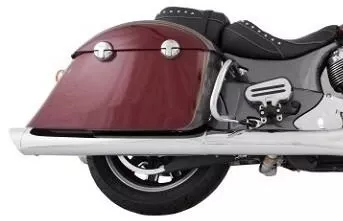TAB Performance 4 inch BAM Stick Slip On Mufflers for '14-Up Indian Challenger, Pursuit, Chieftain, Roadmaster & Springfield - Hard Bags (Choose Chrome or Black)