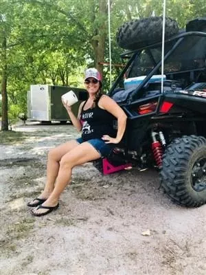 TAB Performance Shit N Split Toilet Seat for ATV/UTV Models with 1.25 inch Hitch Receiver
