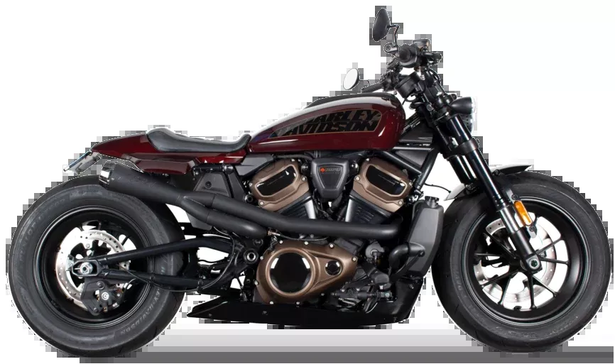 TBR COMP S 2:1 EXHAUST CF END CAP HARLEY DAVIDSON SPORTSTER S 21-24