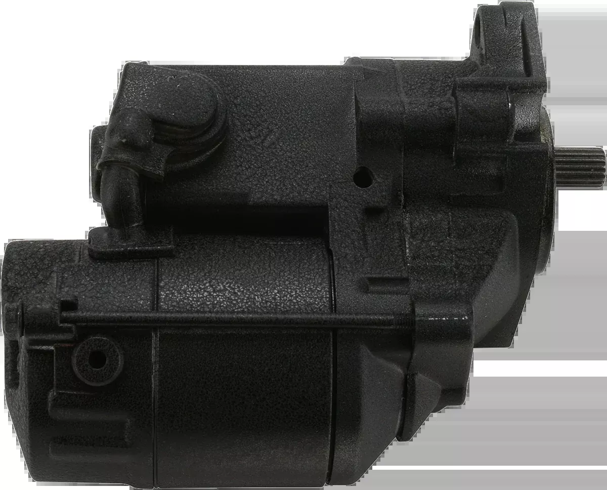 TERRY COMPONENTS Harley Davidson Starter Motor – Black Wrinkle Finish (Part #771594)