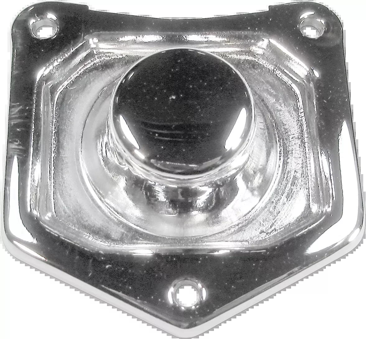 Terry Components Starter Solenoid Cover 555150 – Chrome-Plated Steel