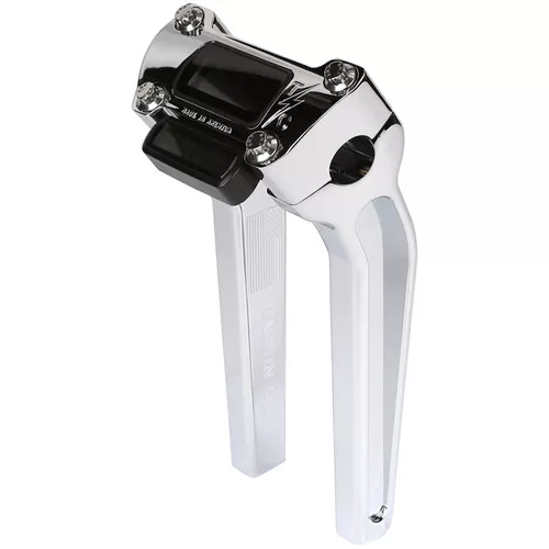 Thrashin Supply 9.5" Pullback Handlebar Risers for 2018-2020 Harley Softails - Chrome