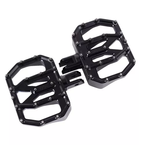 Thrashin Supply Aggressor Mini Floorboards for 2018-2023 Harley Softail - Black