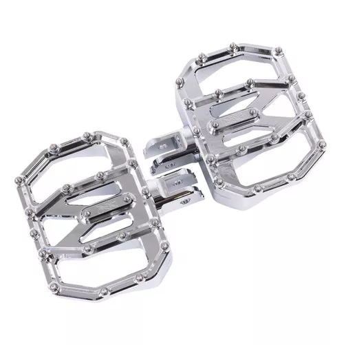 Thrashin Supply Aggressor Mini Floorboards for 2018-2023 Harley Softail - Chrome