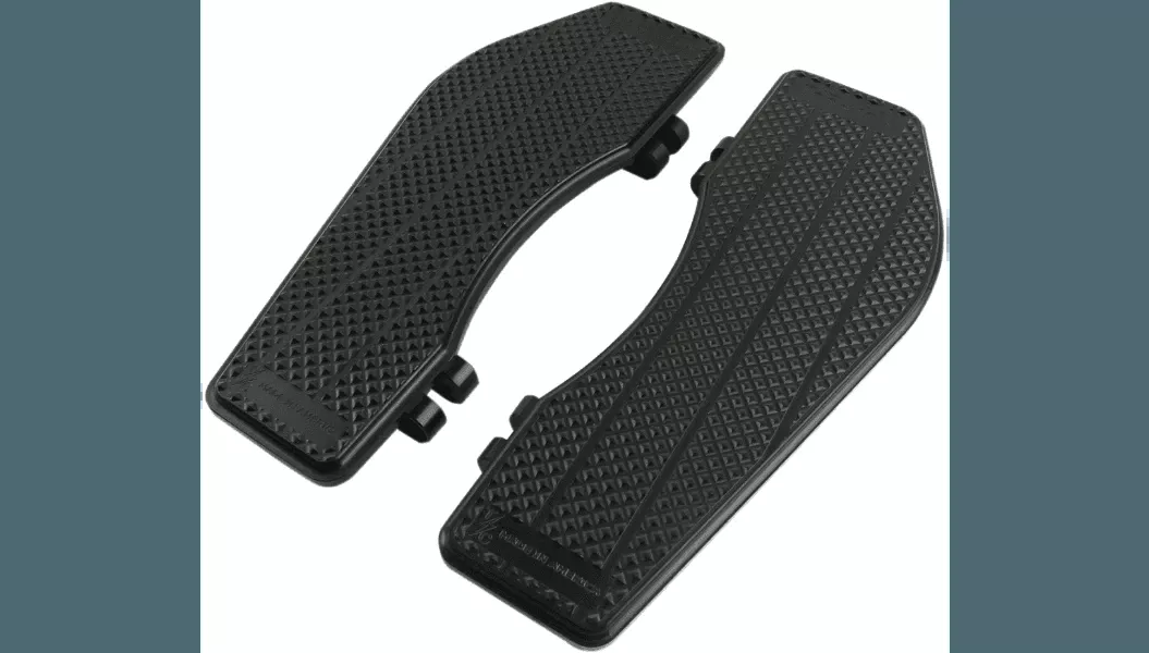 Thrashin Supply Bagger Driver Floorboards for Harley Davidson Touring, Trike, Dyna Switchback and Softail Models with Floorboards (Not for M8 Softail) Black