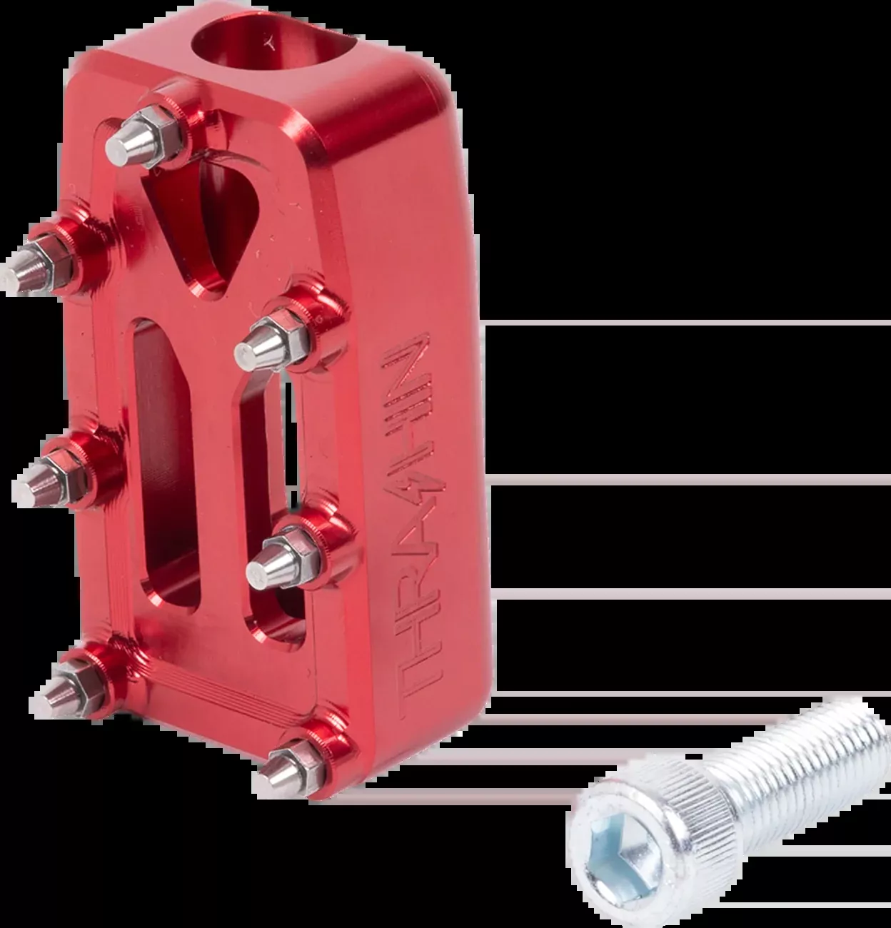 Thrashin Supply Co. Aggressor Shifter Peg - Red - TSC-2101-2 - 1603-0423