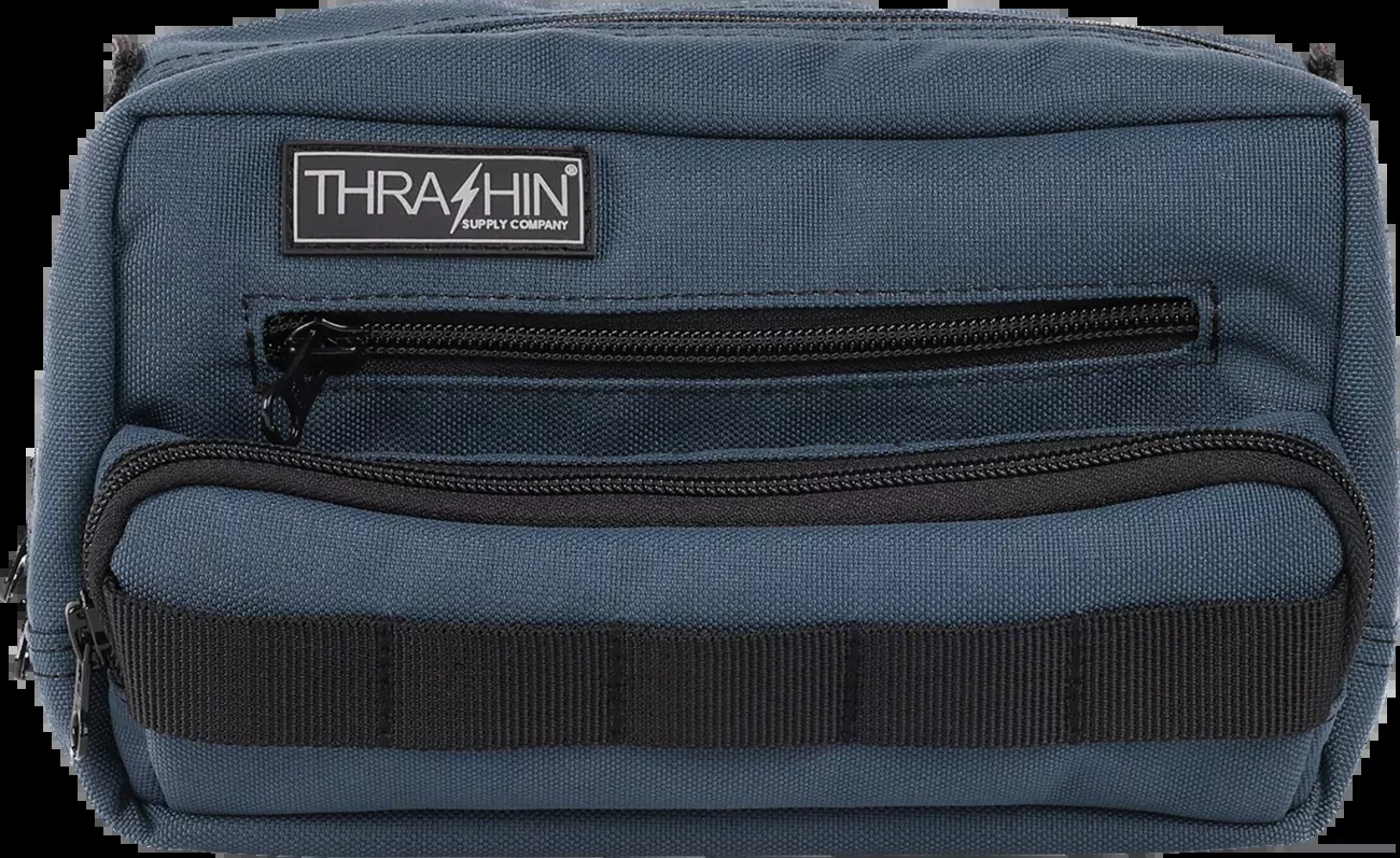Thrashin Supply Co. Handlebar Bag Plus - Blue - THB-0026