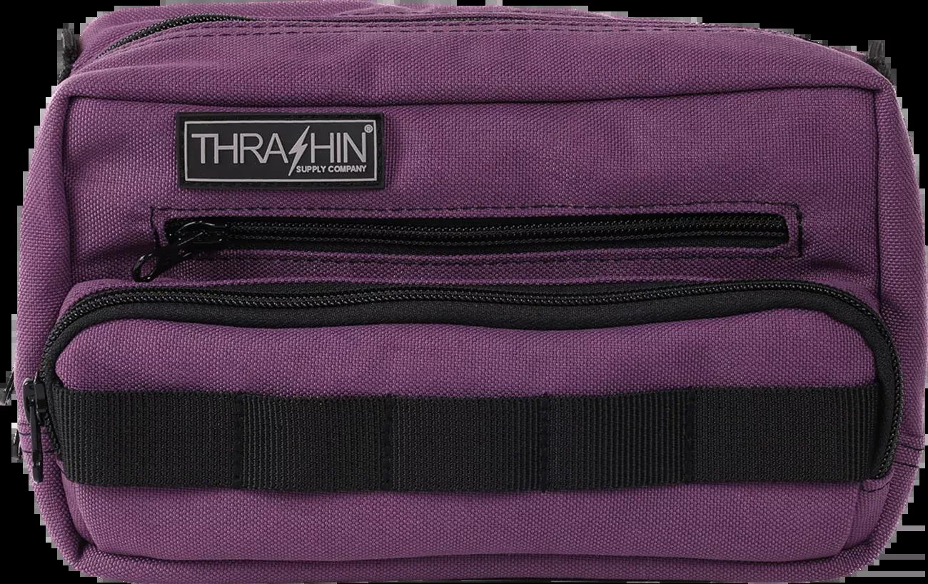 Thrashin Supply Co. Handlebar Bag Plus - Purple - THB-0027