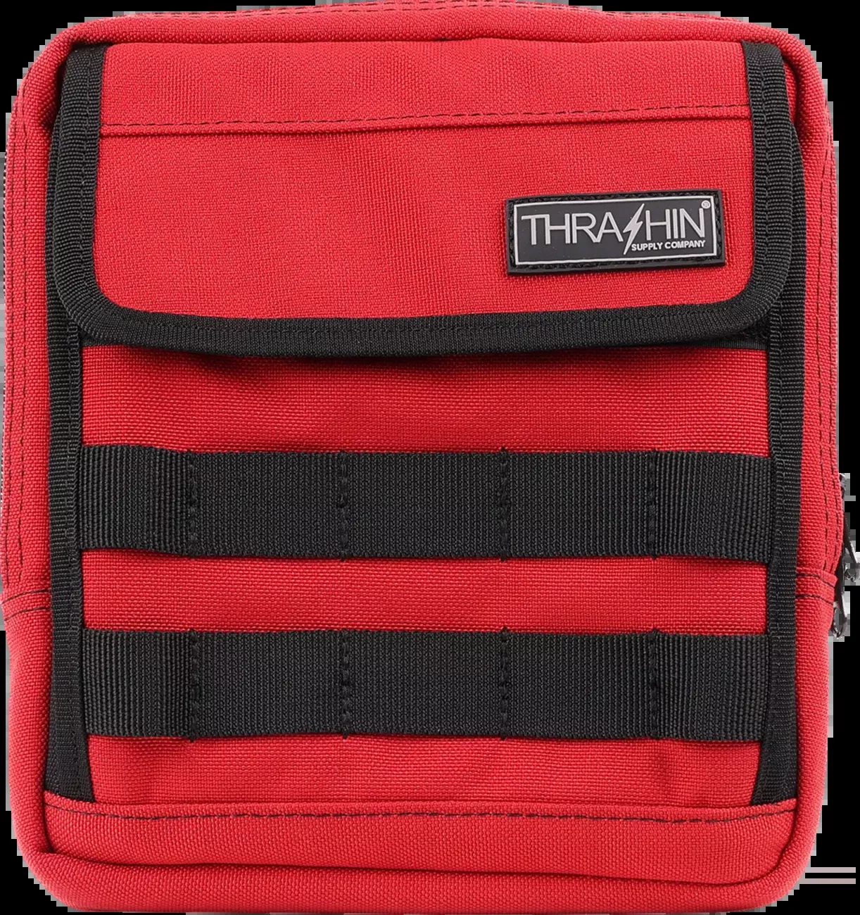 Thrashin Supply Co. Handlebar Bag Slim - Red - THB-0034
