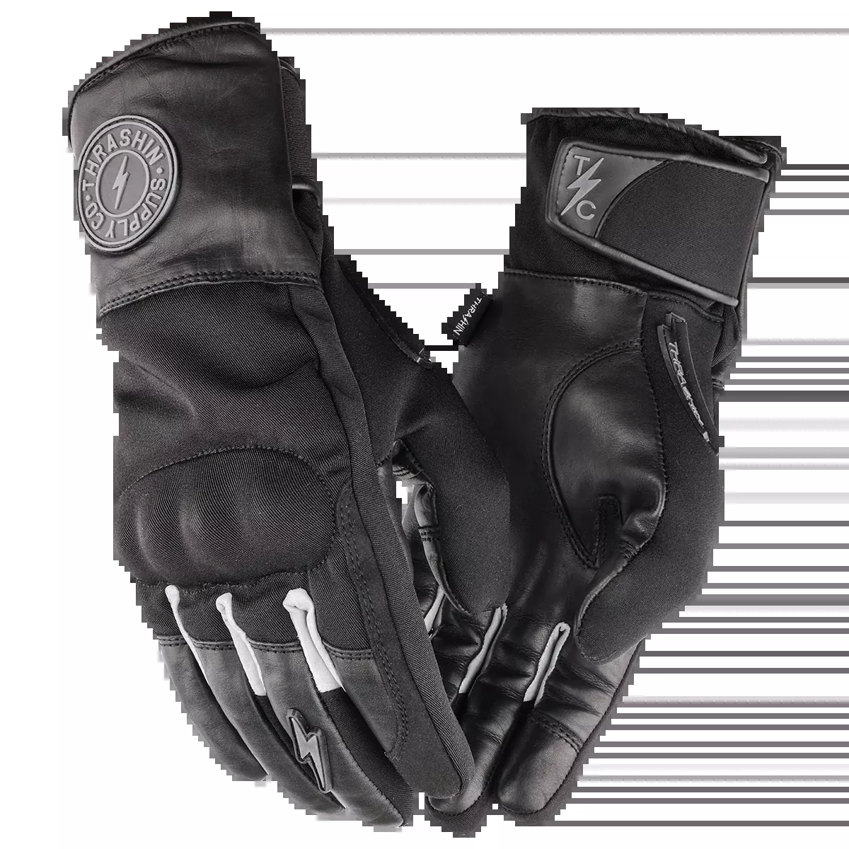 Thrashin Supply Co. Mission Waterproof Gloves - Black - 2XL - TWG--00-12 - 3301-4708